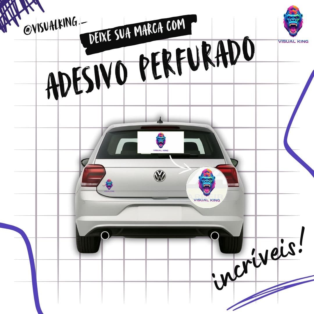 Adesivo Furado